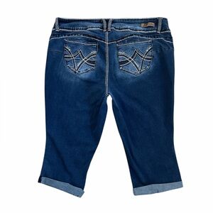 Royalty‎ for Me Stretch Cuffed Capri Jeans Size 20W